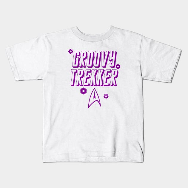 STAR TREK - Groovy Trekker tie dye Kids T-Shirt by ROBZILLA